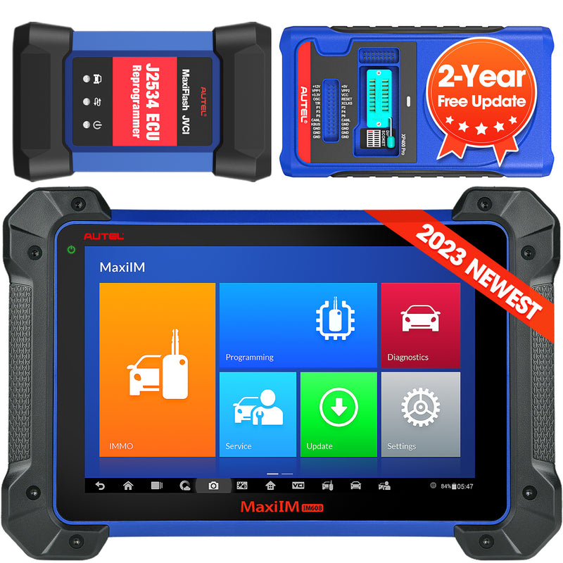 【2-Year Free Update】Autel MaxiIM IM608 PRO Key Programming Tool Key Programmer Bundle with XP400 Pro, J2534 + APB112 & GBOX2