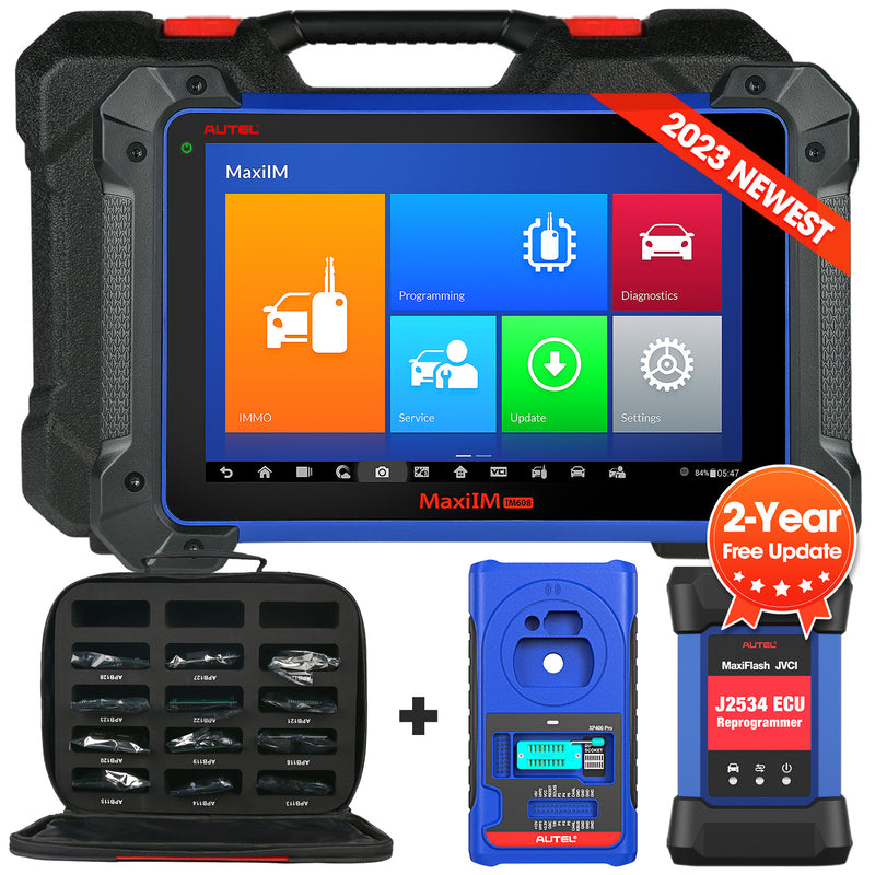 【2-Year Free Update】Autel MaxiIM IM608 Pro Kit Car Key Programming Tool with XP400 Pro IMMO Programmer (IMKPA Kit, G-BOX2 & APB112 for option)