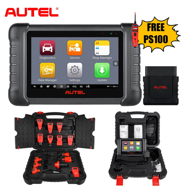 Autel MaxiPRO MP808BT Full Adapter Bundle wiht Free PS100