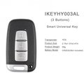 AUTEL IKEYHY003AL | 3 Buttons Key for Hyundai