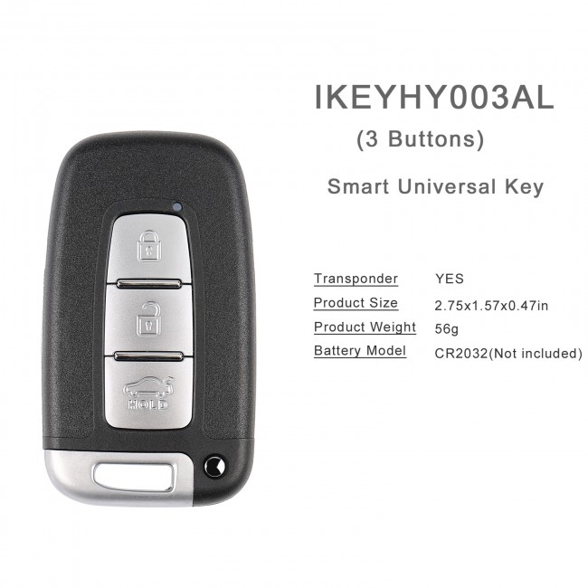 AUTEL IKEYHY003AL | 3 Buttons Key for Hyundai