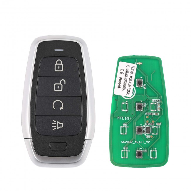 AUTEL IKEYAT004BL | Independent 4 Button Universal Smart Key - Remote Start