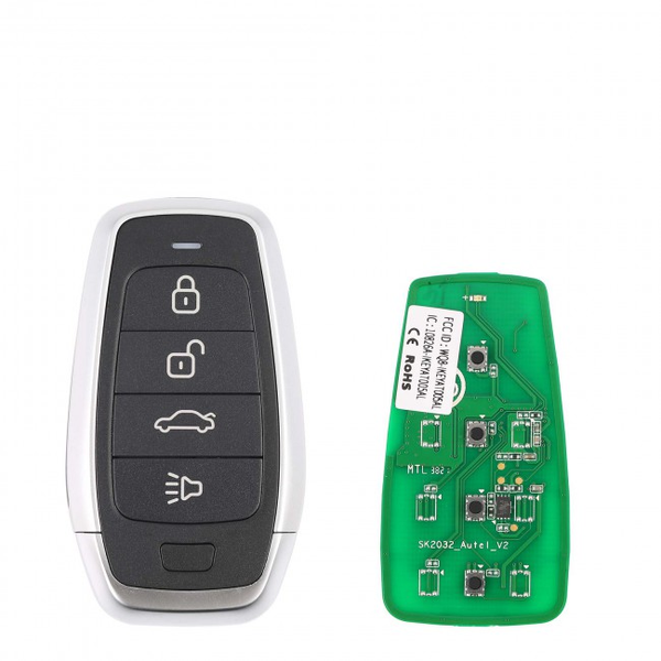 AUTEL IKEYAT004CL Independent 4 Button Universal Smart Key - Trunk