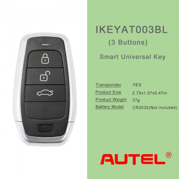 AUTEL IKEYAT003BL Independent 3 Buttons Key