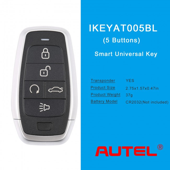 AUTEL IKEYAT005BL | Independent 5-Button Universal Smart Key
