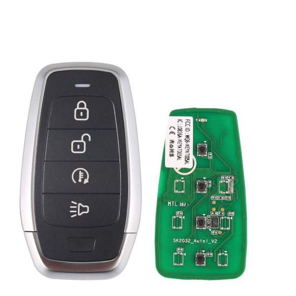 AUTEL IKEYAT004DL Independent 4 Button Universal Smart Key - Remote Start or A/C