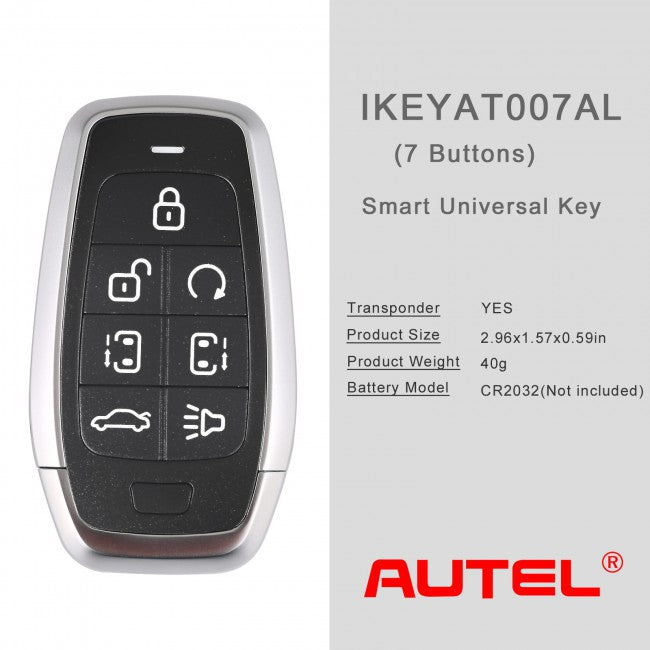 AUTEL IKEYAT007AL | Independent 7 Buttons Key