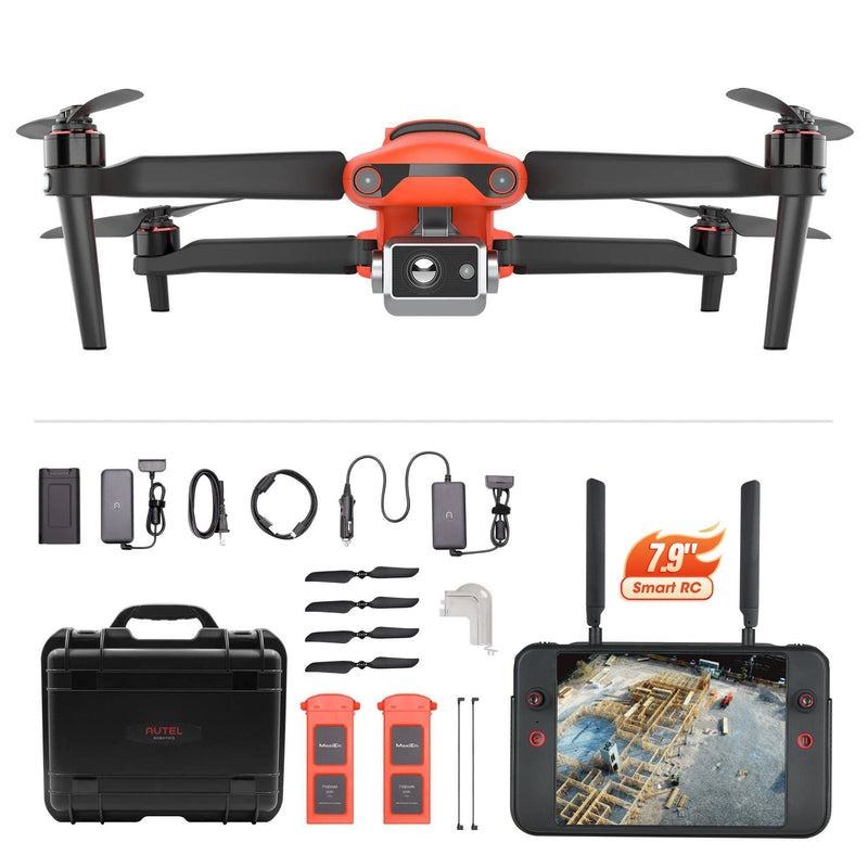 Autel Robotics EVO II Dual 640T Thermal Drone Rugged Bundle [V2] With Autel 7.9" Smart Controller