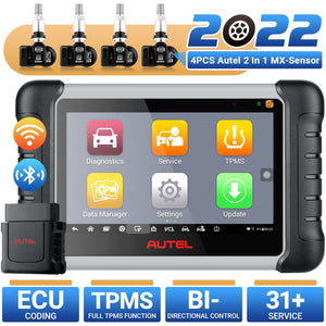 Autel MaxiPro MP808TS TPMS Tool MP808TS Pro Diagnostic Scanner, OBD2 Bi-directional Control Scan Tool with Full TPMS Service