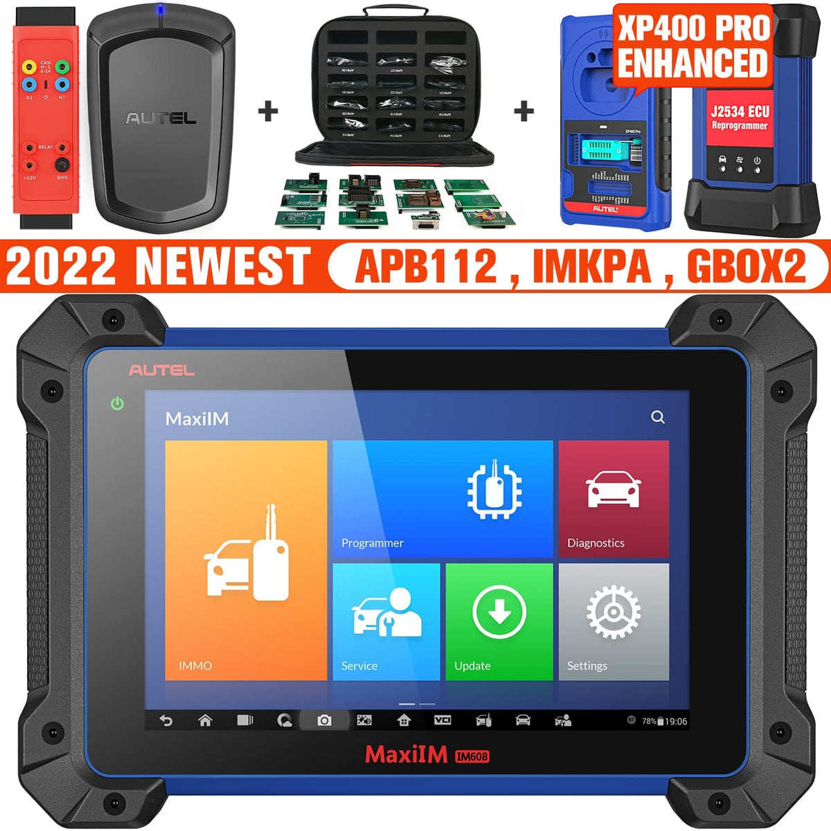 2-Year Free Update] Autel MaxiIM IM608 Pro Key Programming Tool