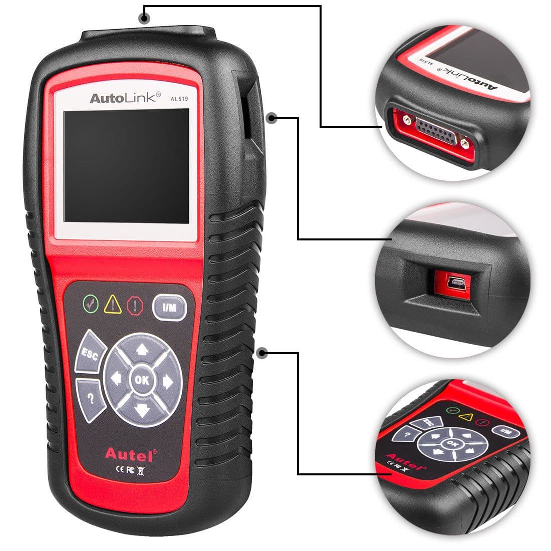 obdprice.com - Autel AutoLink AL519 Code Reader Free Shipping