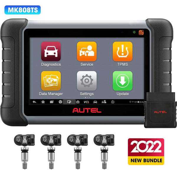 Autel MK808TS TPMS Scanner with Complete TPMS and Sensor Programming, All Systems Diagnosis and 28+ Service Functions, Same as MK808BT+TS608