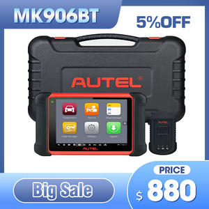 MK906BT Diagnostic Scan Tool with ECU Coding, Bi-Directional Control, All System Diagnostics, 31+ Services (Same function as MS906BT/MS908/MK908)