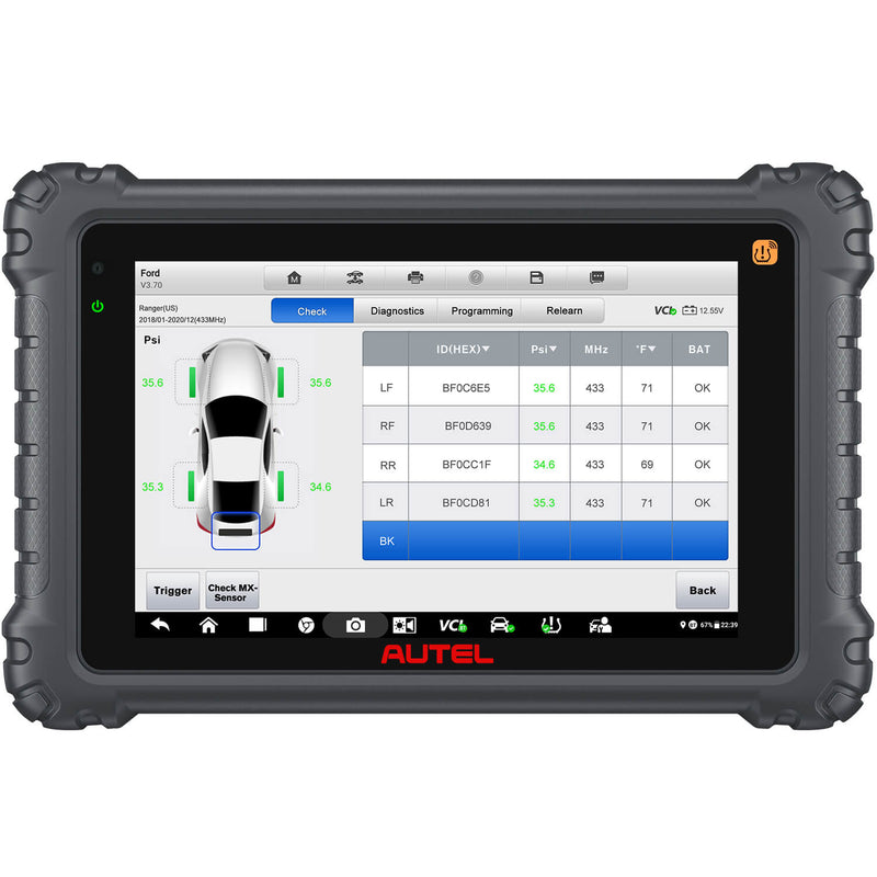 Autel MaxiCOM MK906 Pro TS TPMS Diagnotics