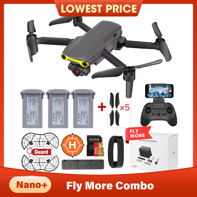 Autel Robotics EVO Nano+ Drone Fly More Combo-gray