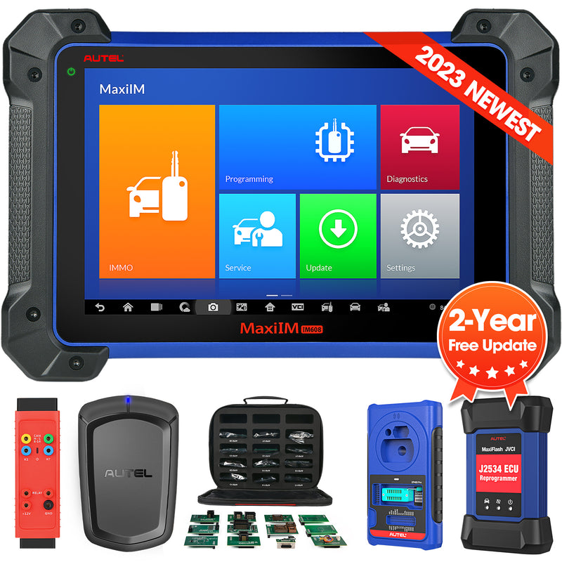 【2-Year Free Update】Autel MaxiIM IM608 PRO Key Programming Tool Key Programmer Bundle with XP400 Pro, J2534 + APB112 & GBOX2