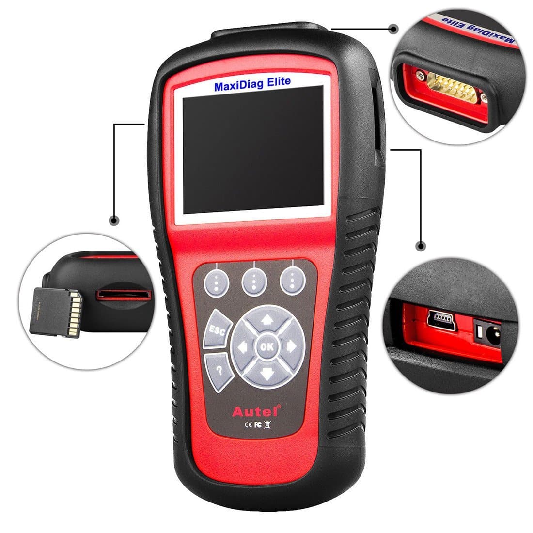 obdprice.com - $168 AUTEL Maxidiag Elite MD802 OBD2 Scanner Free Ship