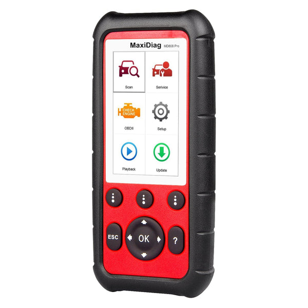 autel md808 pro scanner and service tool main menu