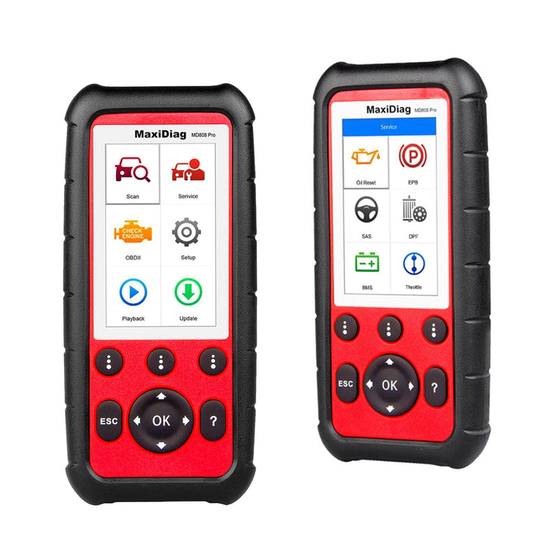 Autel Maxidiag MD808 Pro | Code Reader & Scanner MD808P OBD2 Diagnostic Tool for All System Diagnoses/ BMS / Oil Reset/ SRS/ EPB/ DPF/ SAS Reset
