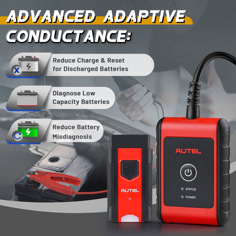 Autel MaxiBAS BT508 | Car Battery Tester, Automotive Cranking & Charging System Analyzer, for iOS and Android Devices