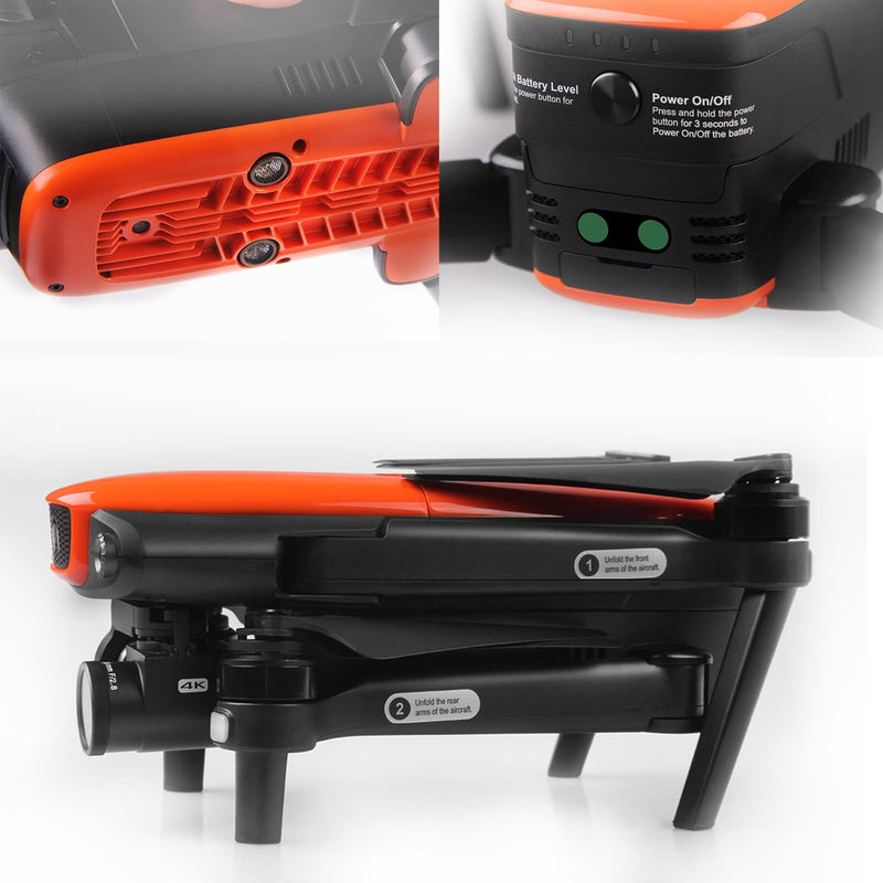 autel evo drone sensor display