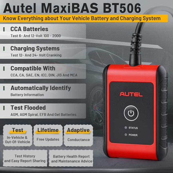 Autel Scanner Maxisys MS906 Pro High-powered Car Diagnostic Scan Tool With Advanced ECU Coding, Adaptations, 31+ Services