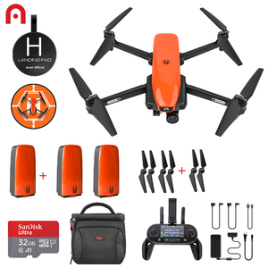 Autel evo drone with 3 batteries