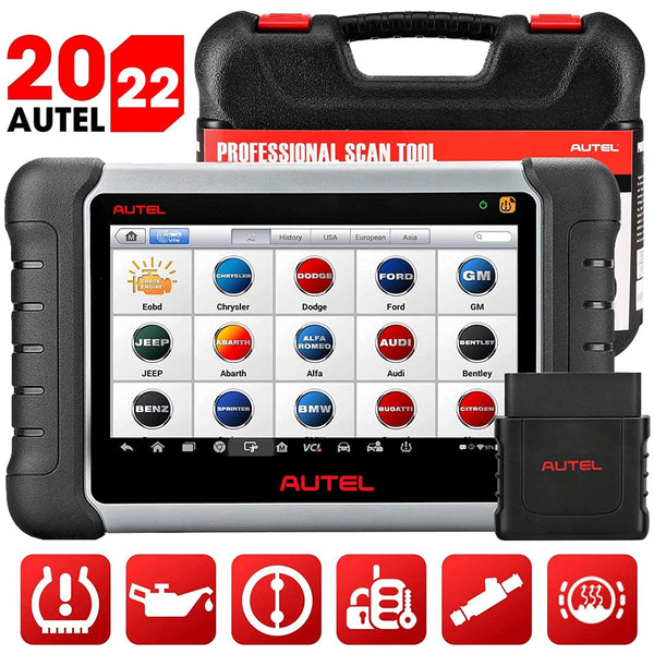 Autel MK808TS TPMS Scanner with Complete TPMS and Sensor Programming, All Systems Diagnosis and 28+ Service Functions, Same as MK808BT+TS608