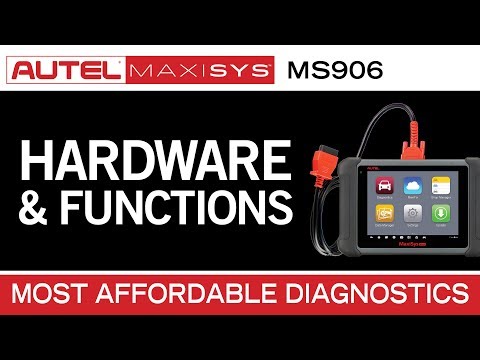 Video: Autel Maxisys MS906BT Diagnotics Tool Introduction