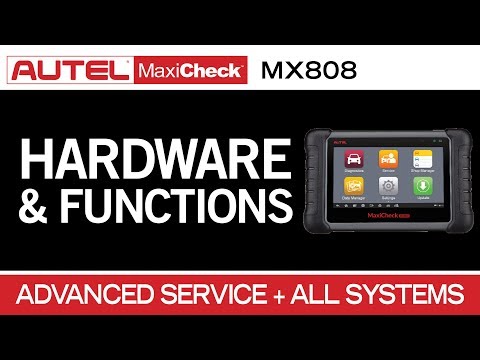 Video: Autel MX808 Automotive Scanner & Service Tool Introduction