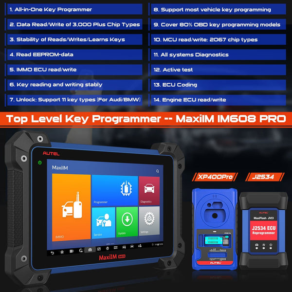 MaxiIM IM608 PRO - Top Level Key Programmer