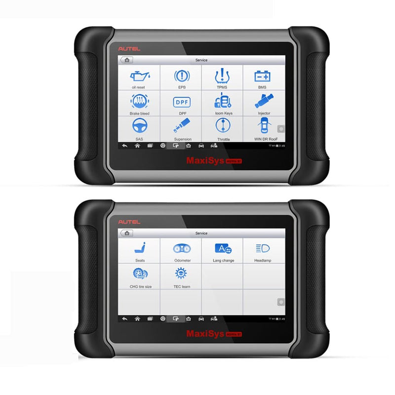 Autel ms906bt scanner service menu
