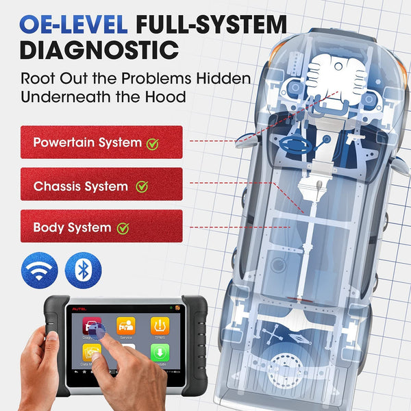 Autel MK808TS TPMS Scanner with All System OE Level Diagnostic